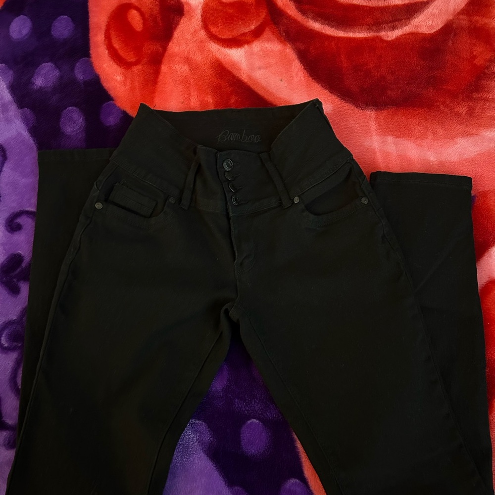 BAMBOO Black Skinny Jeans